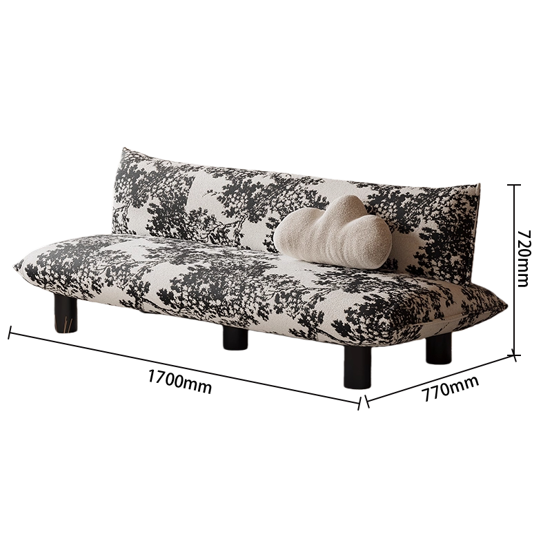 ソファ　カウチソファ　ファブリックソファ　高級ソファ　炭素鋼脚部　頑丈なフレーム　ウレタンフォーム充填　組立必要　JYSF-N040