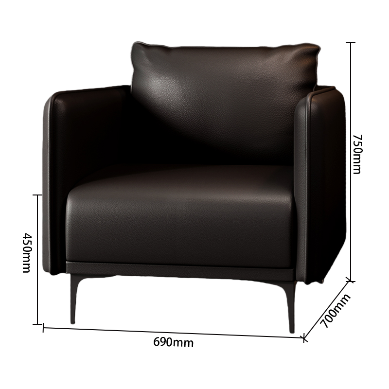 ソファセット　ハイバックソファ　椅子　応接ソファ　アームソファ　ビジネスソファセット　1掛け　相談用　オフィス用　受付用　JDSF-N047