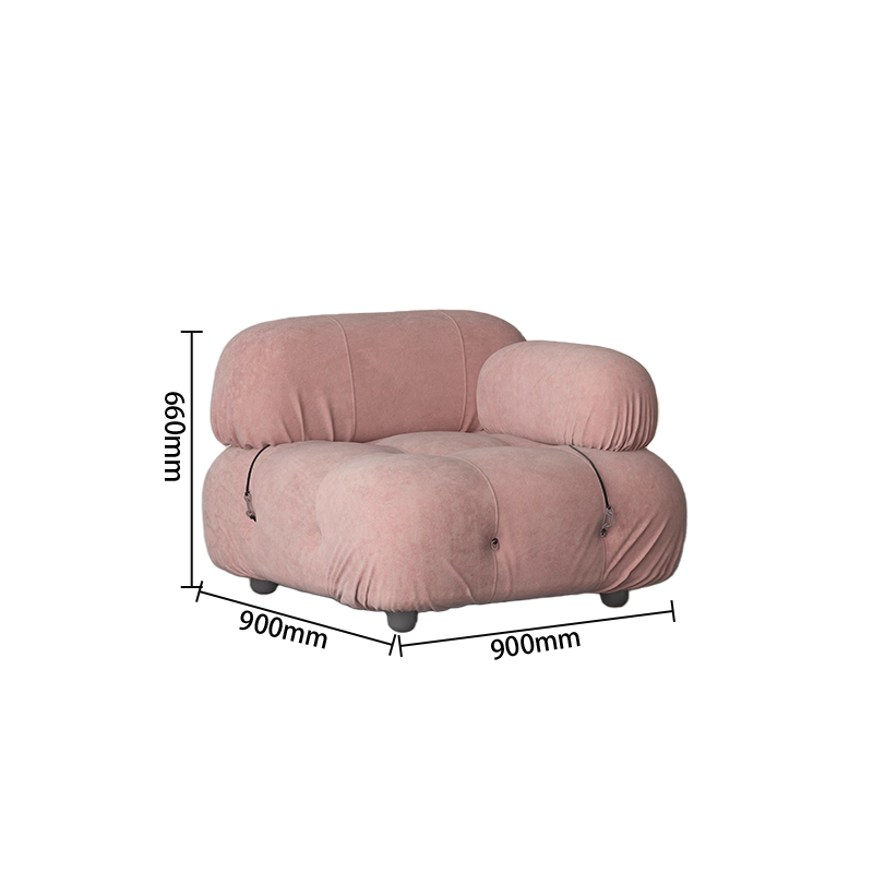 ソファ　アームレスト　カウチソファ　ファブリックソファ　高級ソファ　モダンソファ　フットレスト　上質な金具　多色選択可能　JYSF-N042