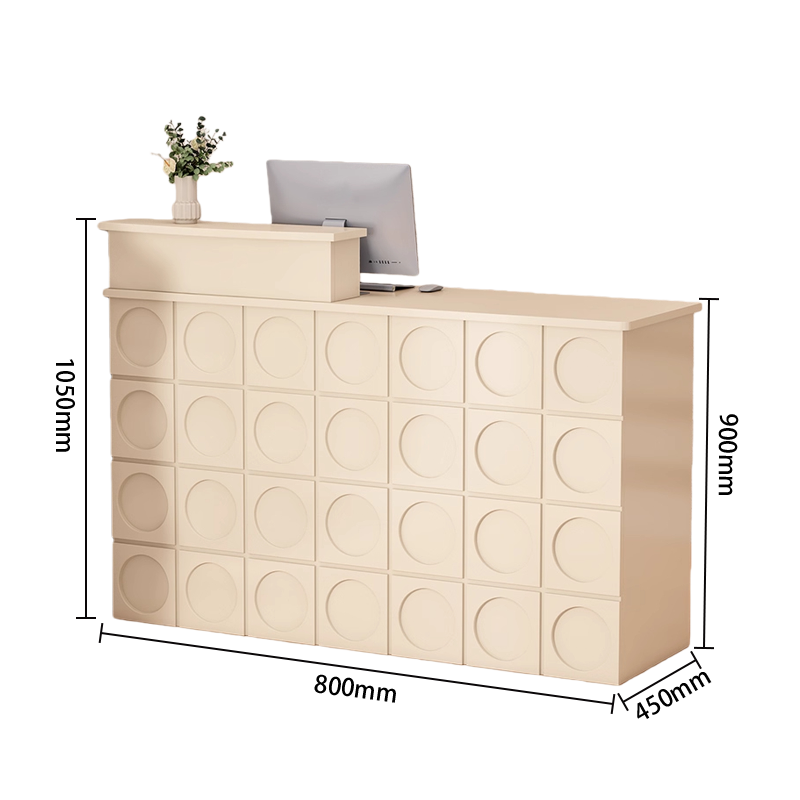 受付カウンター　ユニークなデザイン　エントランス受付　大容量収納　バーカウンター　頑丈なフレーム　組立必要　JDQT-N063