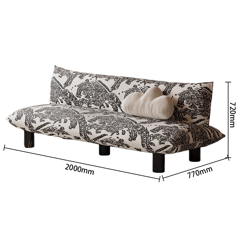 ソファ　カウチソファ　ファブリックソファ　高級ソファ　炭素鋼脚部　頑丈なフレーム　ウレタンフォーム充填　組立必要　JYSF-N040