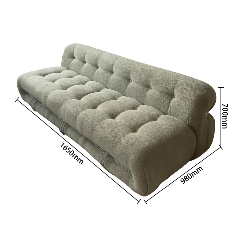 ソファ  広い座面　ウレタンフォーム　ファブリックソファ　高級ソファ　モダンソファ　頑丈なフレーム　広い座面　JYSF-N039