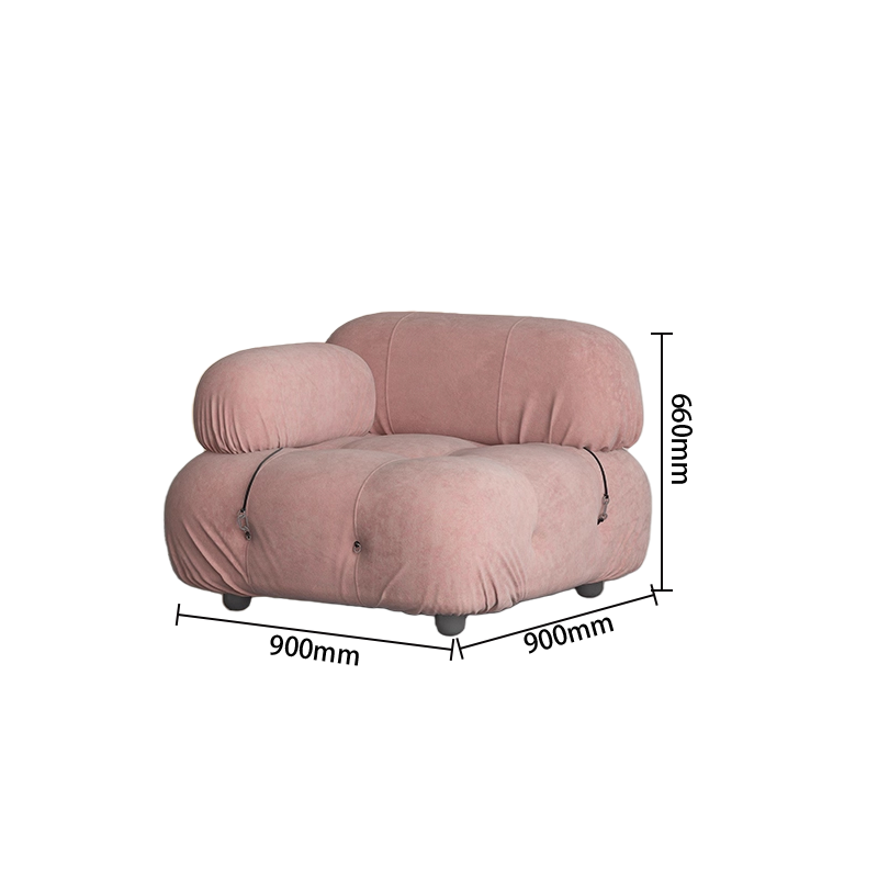 ソファ　アームレスト　カウチソファ　ファブリックソファ　高級ソファ　モダンソファ　フットレスト　上質な金具　多色選択可能　JYSF-N042