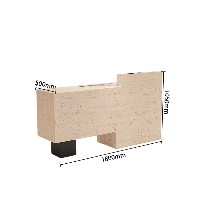 受付カウンター　エントランス受付　レジカウンター　頑丈なフレーム　広い天板　上質な金具　シンプル　ホワイト　ブラック　JDQT-N059