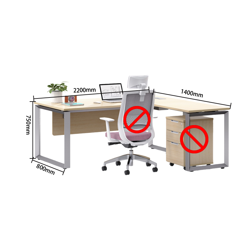 エグゼクティブデスク　オフィスデスク　パソコンデスク　社長室　幕板付き　おしゃれ　ナチュラル　カスタマイズ可能　LBZ-YDD-N018