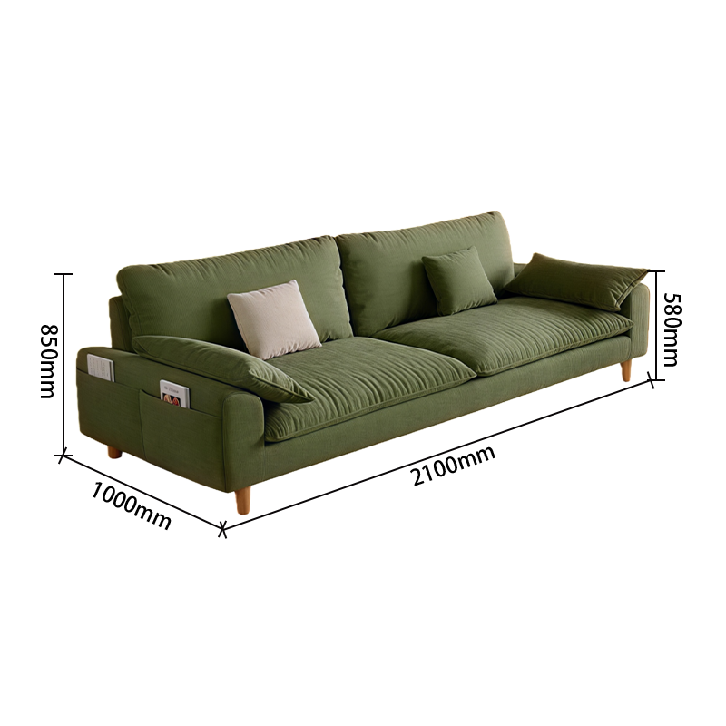 ソファ　カウチソファ　ファブリックソファ　高級ソファ　モダンソファ　多種類充填物　広い座面　アームレスト　背もたれ　JYSF-N038