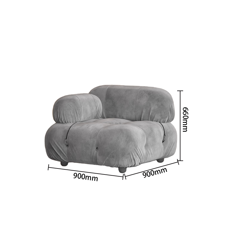 ソファ　アームレスト　カウチソファ　ファブリックソファ　高級ソファ　モダンソファ　フットレスト　上質な金具　多色選択可能　JYSF-N042