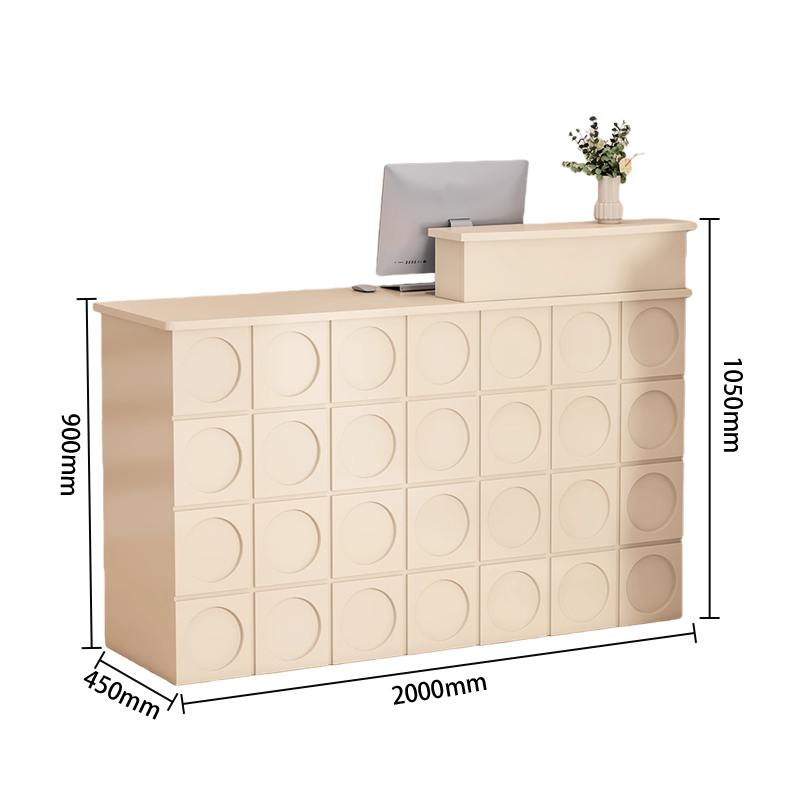 受付カウンター　ユニークなデザイン　エントランス受付　大容量収納　バーカウンター　頑丈なフレーム　組立必要　JDQT-N063