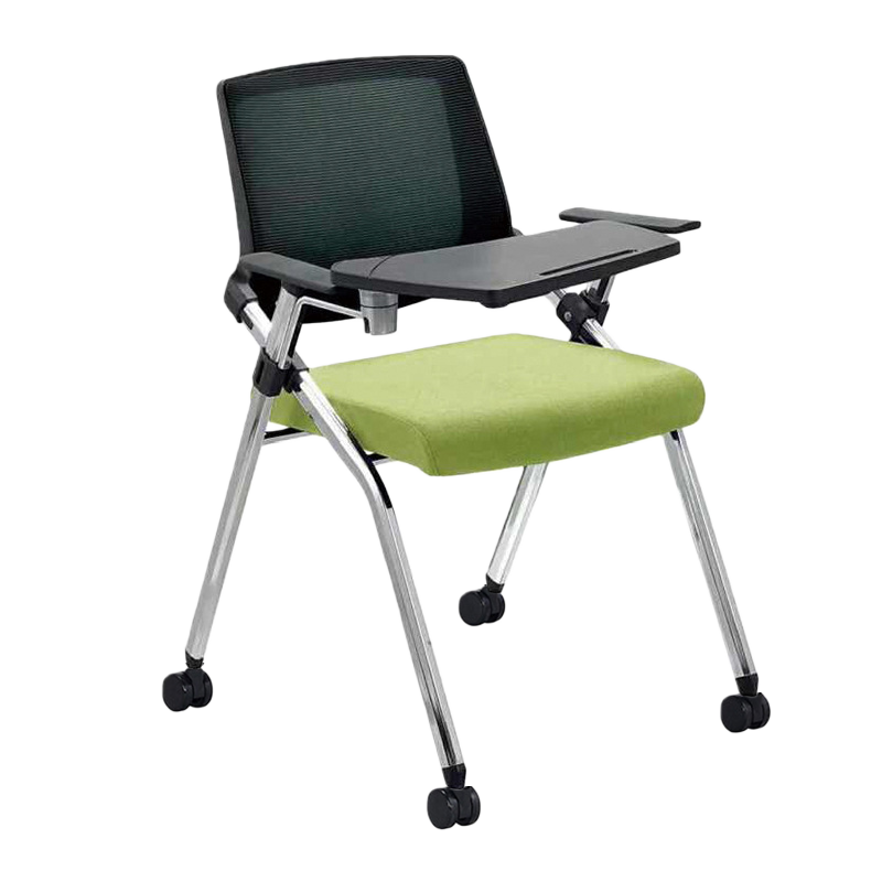 会議テーブル　ミーティングテーブル　折りたたみ　キャスター　折りたたみ　扇形　幕板　シンプル　ホワイト　カスタマイズ可能　HYZ-N038