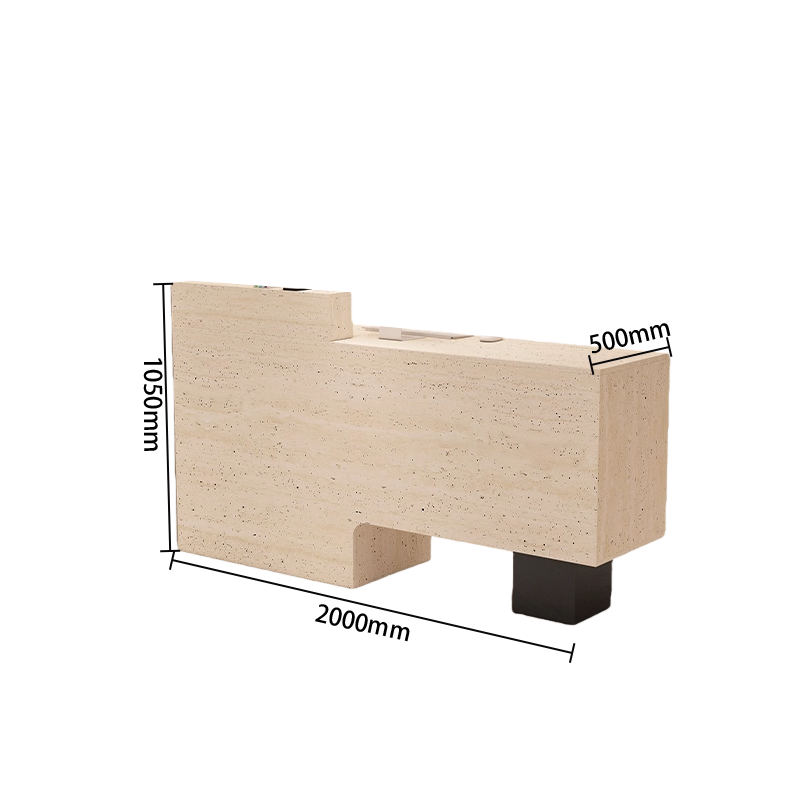 受付カウンター　エントランス受付　レジカウンター　頑丈なフレーム　広い天板　上質な金具　シンプル　ホワイト　ブラック　JDQT-N059