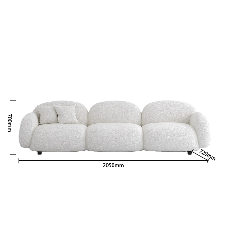 ソファ　柔らかい　ウレタンフォーム　カウチソファ　ファブリックソファ　アームレスト　高級ソファ　多色選択可能　JYSF-N036　