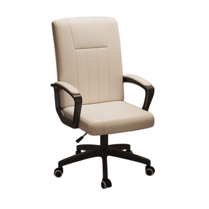 ワークチェア　オフィスチェア　事務椅子　回転可能　キャスター付き　ヘットレスト　ファブリック　カーキ　カスタマイズ可能　LBY-N034