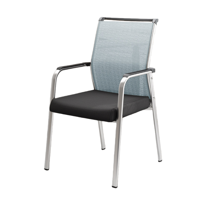 ワークチェア　ワーキングチェア　オフィスチェア　デスクチェア　事務用　スチールフレーム　アームレスト　メッシュ生地　ブラック　BGY-N072