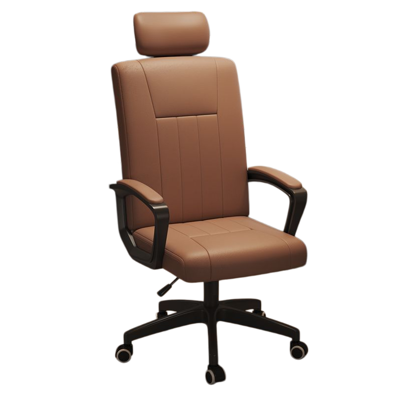 ワークチェア　オフィスチェア　事務椅子　回転可能　キャスター付き　ヘットレスト　ファブリック　カーキ　カスタマイズ可能　LBY-N034