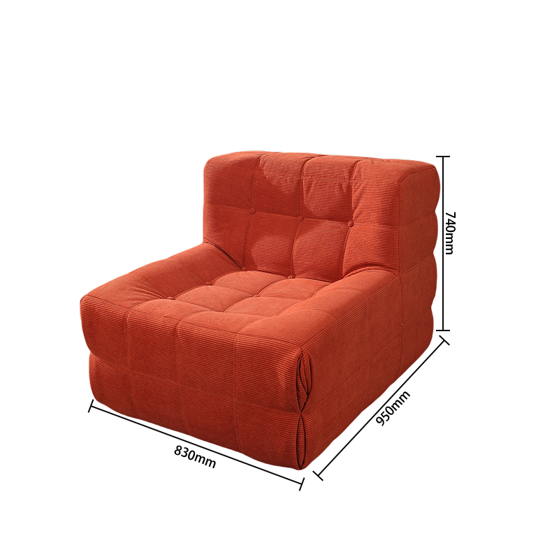 ソファ　ローソファー　アームレスソファ　リビング用ソファ　在宅用　1人掛け　人間工学　フィット感　上質　カスタマイズ可能　YSSF-N008