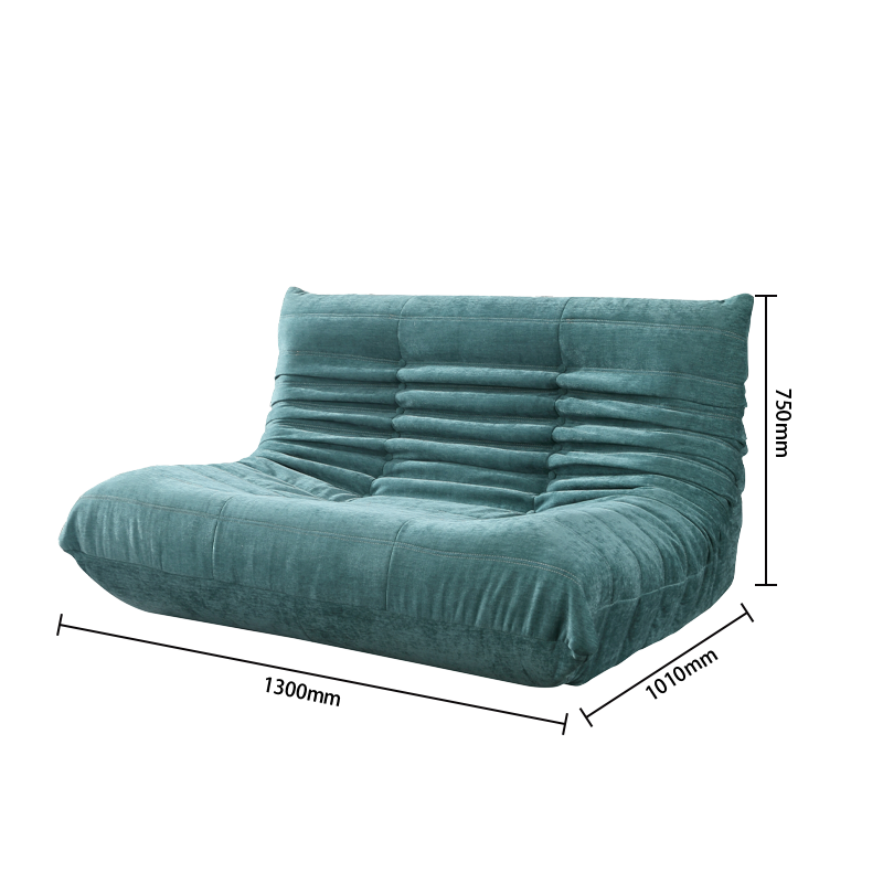 ソファ　ローソファー　アームレスソファ　リビング　人間工学　2人掛け　フィット感　柔らかい　小型　カスタマイズ可能　YSSF-N013