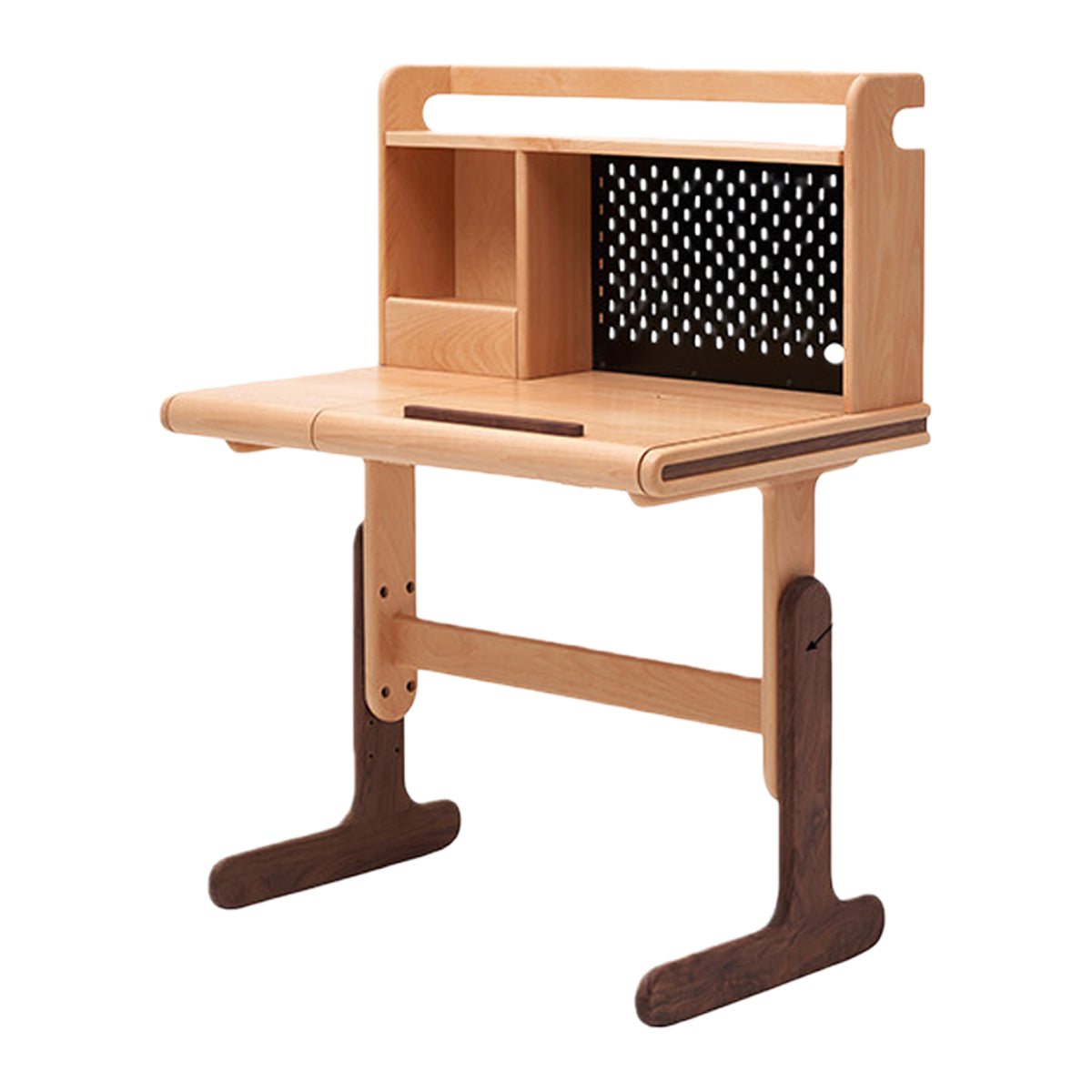 学習机　勉強机　学習デスク　テーブル　収納付き　子供用　パンチングボード　昇降可能な天板　自宅用　組立必要　XXZ-N025