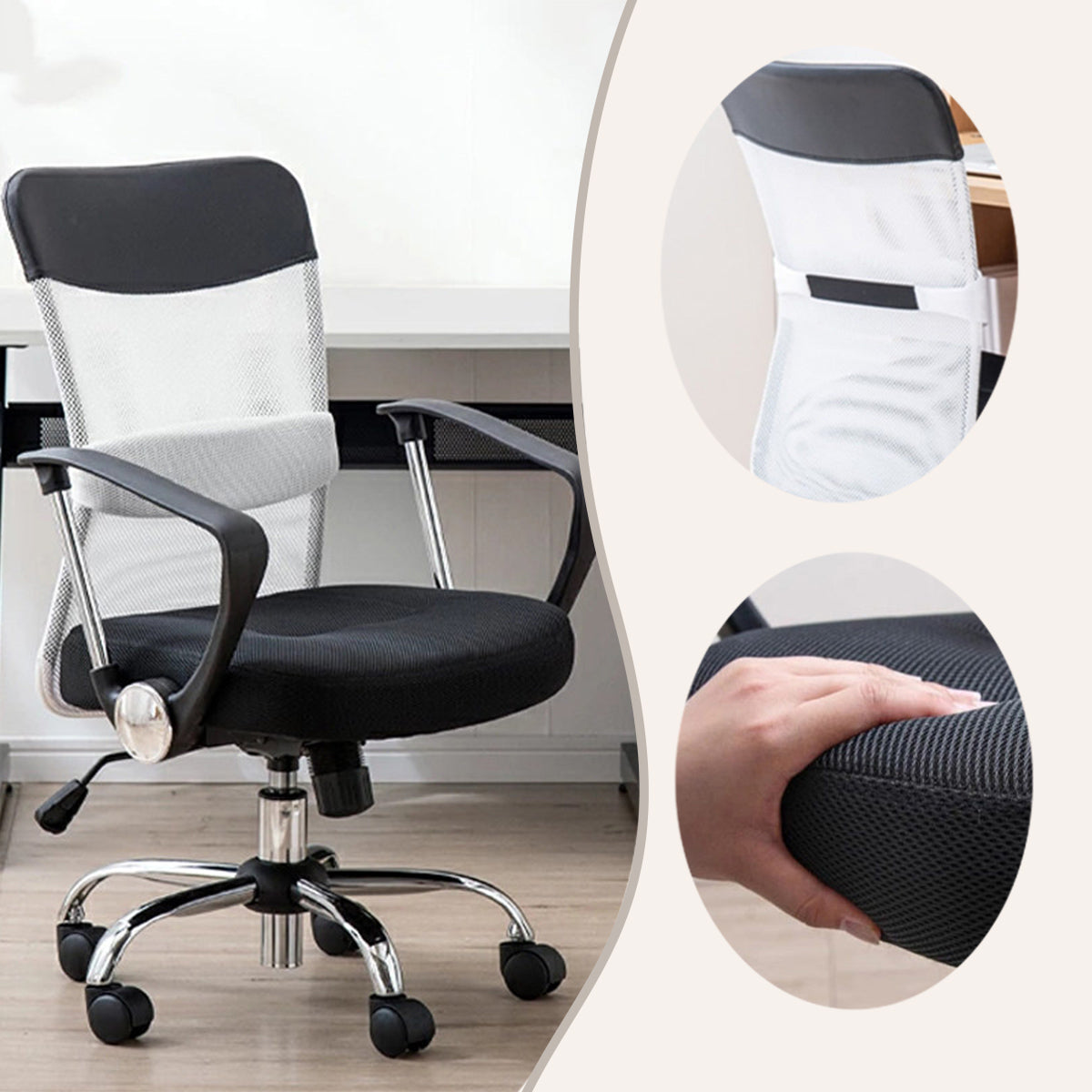 ワークチェア　ワーキングチェア　オフィスチェア　パソコンチェア　デスクチェア　オフィス用　事務用　会議用　省スペース　BGY-N069