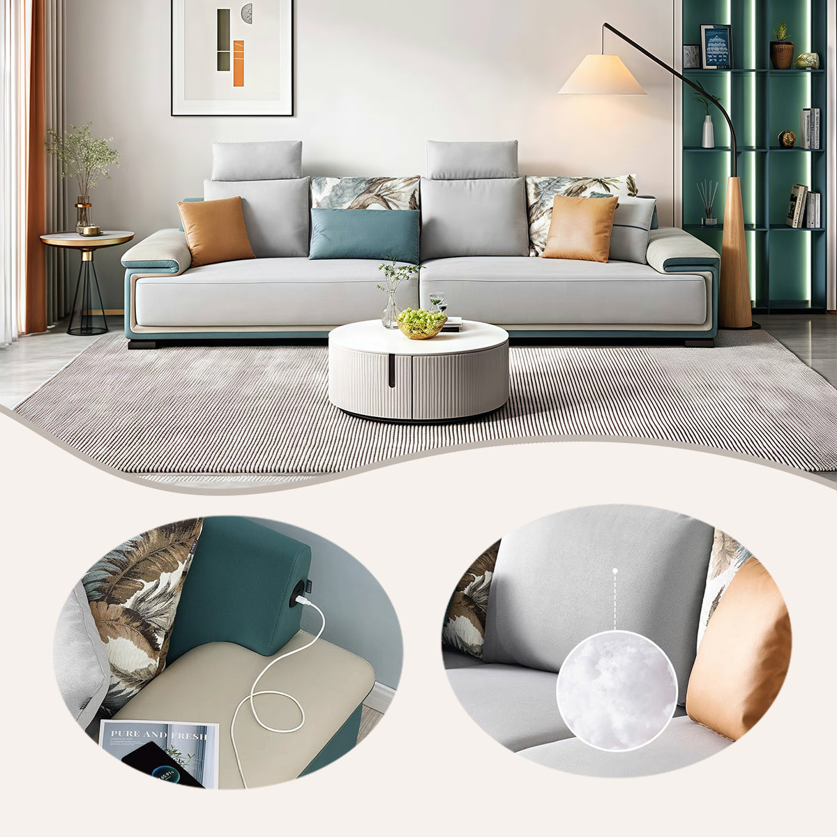 直接取引可能　グレー シンプルソファ ソファ（グレー） – RASIK（ラシク）家具・インテリア専門店