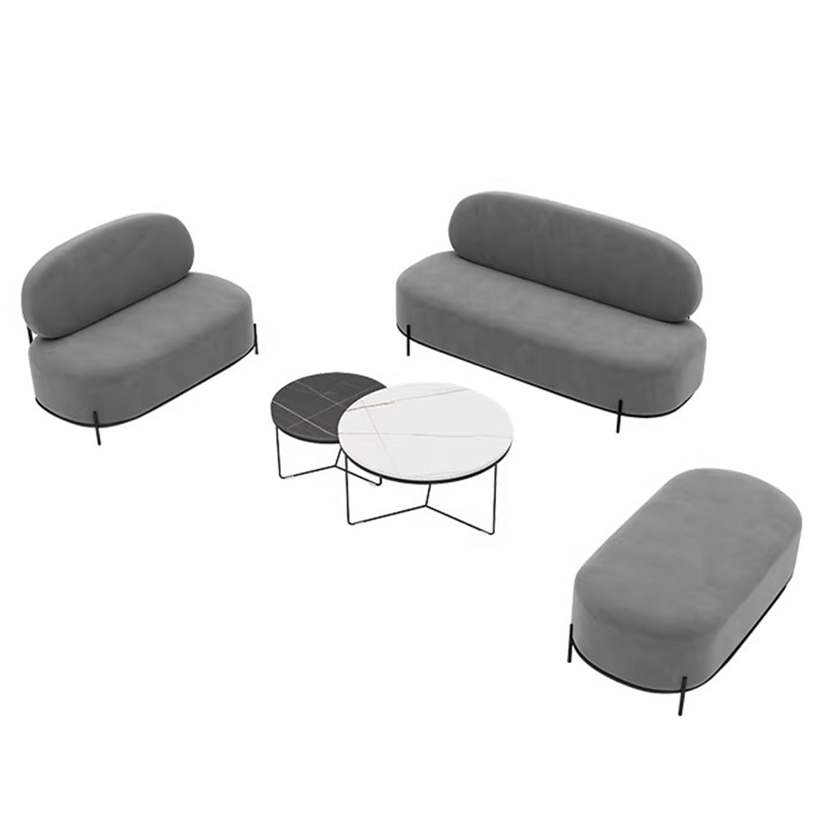 ソファセット　ハイバックソファ　椅子　応接ソファ　アームソファ　ビジネスソファセット　相談用　オフィス用　受付用　JDSF-N052